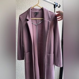 Long Light Purple Coat — M